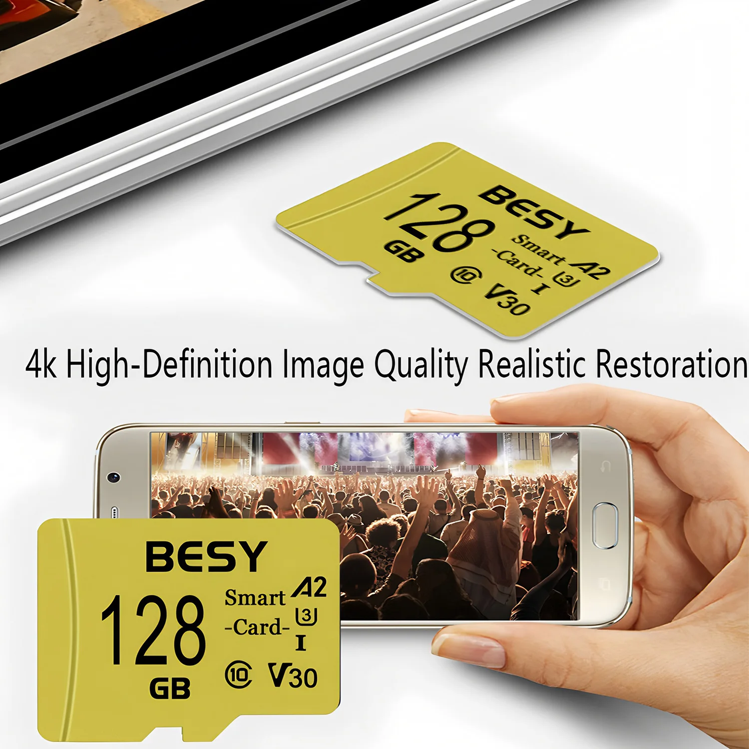 고속 미니 SD 메모리 카드 128GB 클래스 10 마이크로 TF 플래시 USB 펜 드라이브 카드 2GB 4GB 8GB 16GB 32GB 64GB 스마트폰용