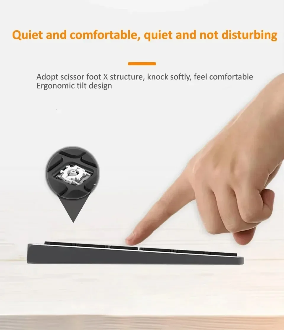Universal Wireless Rechargeable Numeric Keypad with Dual Mode Connectivity