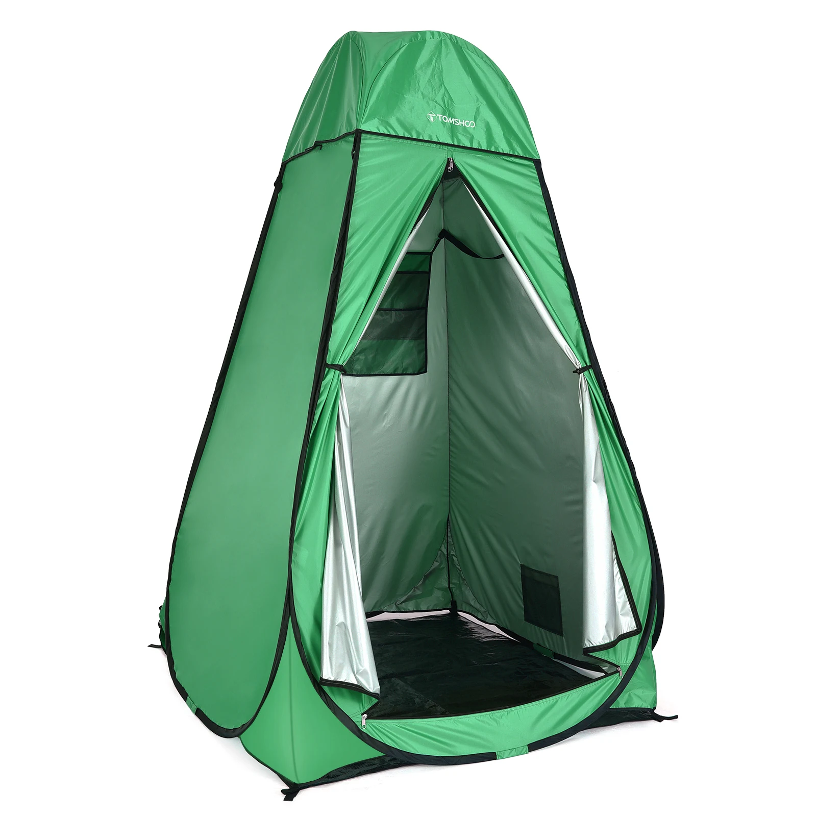 

TOMSHOO Pop Up Privacy Shower Tent Changing Room Tent with Removable Rain Fly and Floor for Camping Hiking Beach Toilet Shower