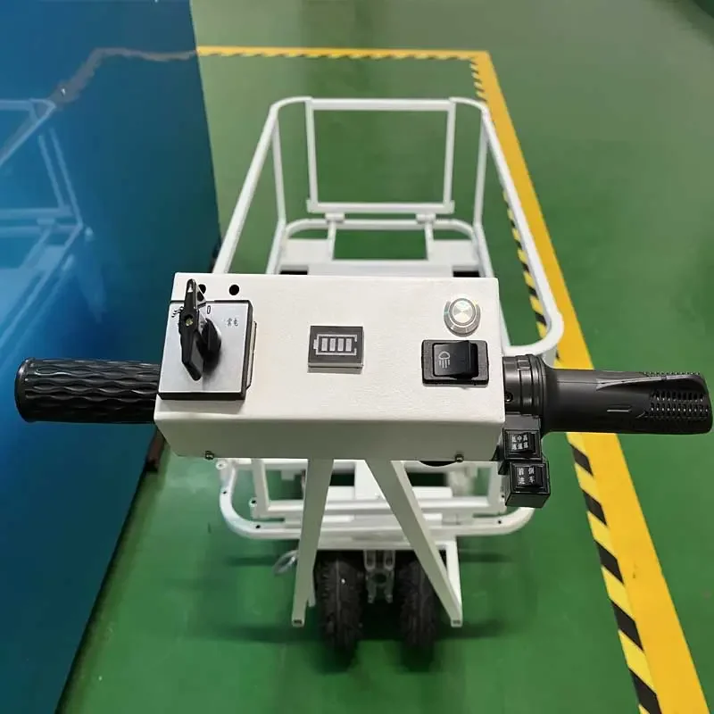 Carrello Elettrico a 4 Ruote per Trasporto Giardino e Esterni - immagine 3