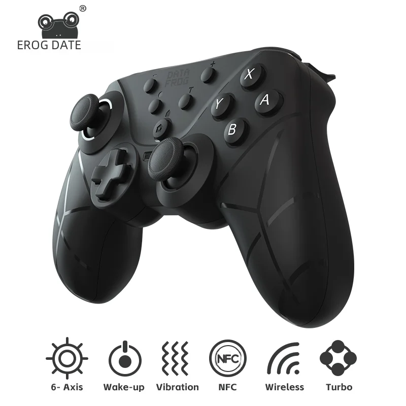 Support Amiibo Switch Pro Controller, Compatible with Nintendo Switch, NFC, WaMakeup, Screenshot and Vibration Functions