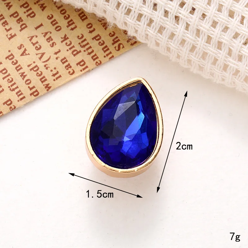 2 Stück / Los Edelstein Strass Kristall Diamant Parfüm Schuhe Charms Schnallen Zubehör für Tasche Box Clogs Schuh Dekorationen DIY Geschenke – Detail 15
