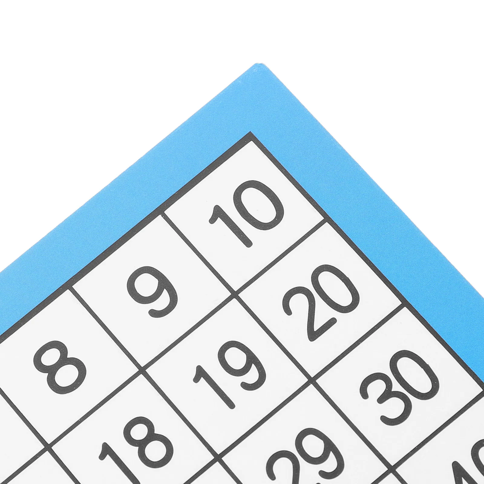 10장 숫자표, 100의 숫자표(1-100), 어린이 교실 수학 교육용 교구 학습용품