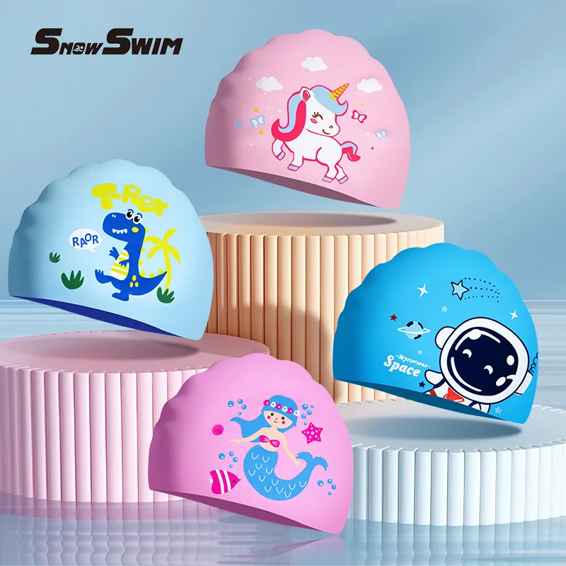 Swimming Goggles Children's Swimming Goggles Small Frame Waterproof Anti-fog HD Boys and Girls Swimming Glasses Cap Set Diving Equipment
