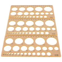 

Ruler Quilling Template Kit Circle Size Origami Paper Craft Quilled Creative Rulers Tool 1Pc DIY Craft School Office Suppliers