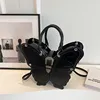 2023 New Butterfly Shape Women Satchel Bags Personalized Leather Retro Designer Backpacks Gothic Embroidery Girls Messenger Bags 2