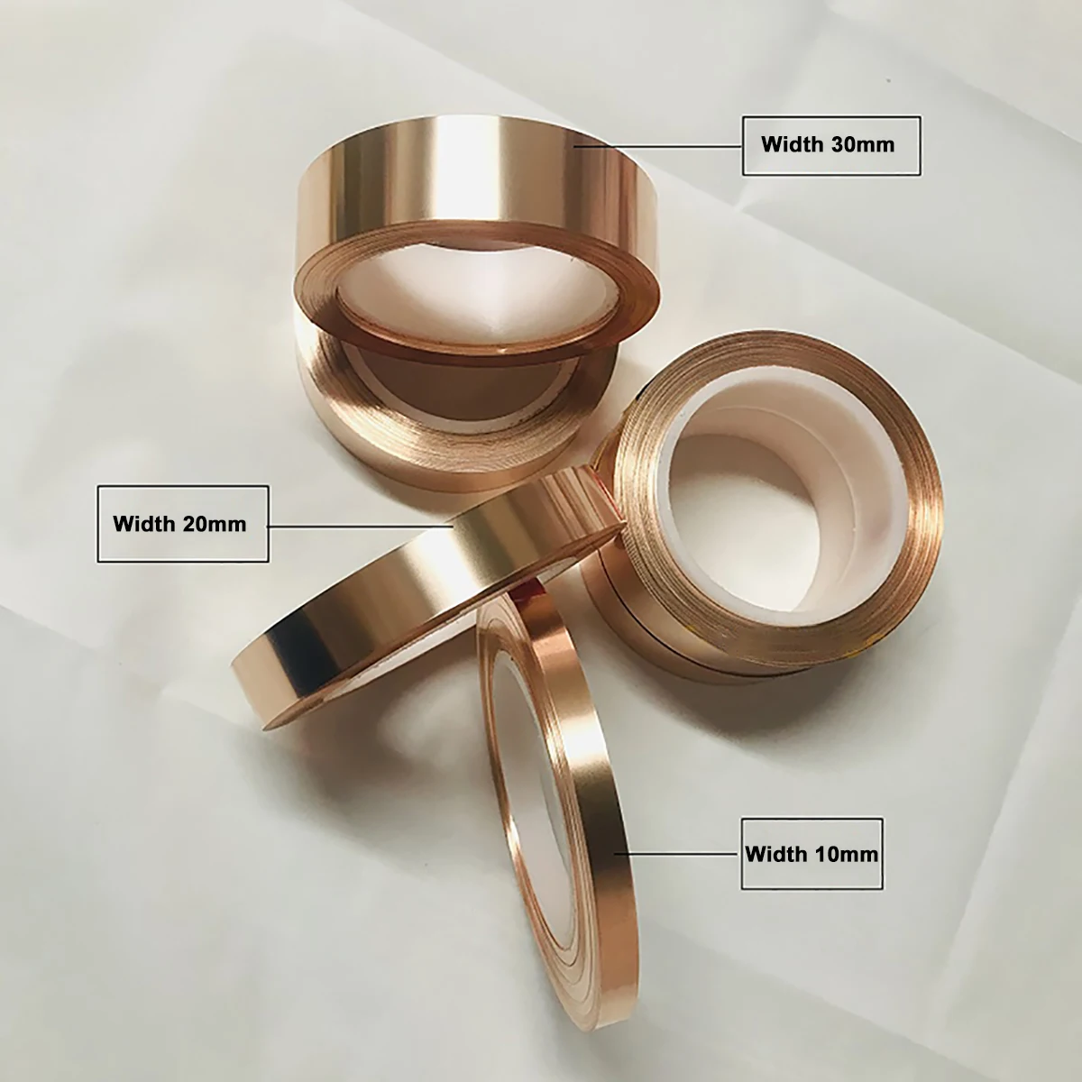 

T2 Copper Sheet Copper Belt Roll Pure Red Copper Width 5/10/20/30mm Ultra-thin Copper Foil Strip Plate Thick 0.1~2mm Length 1M