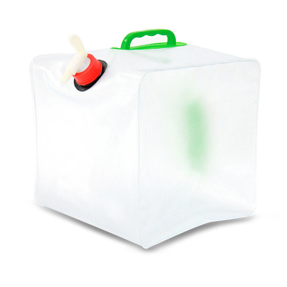 Outdoor 5L/10L/15L/20L Folding Water Bag Large Capacity Portable Water Container Kettle Plastic Bucket Camping Equipment Supplie folding bucket water bucket water storage bag