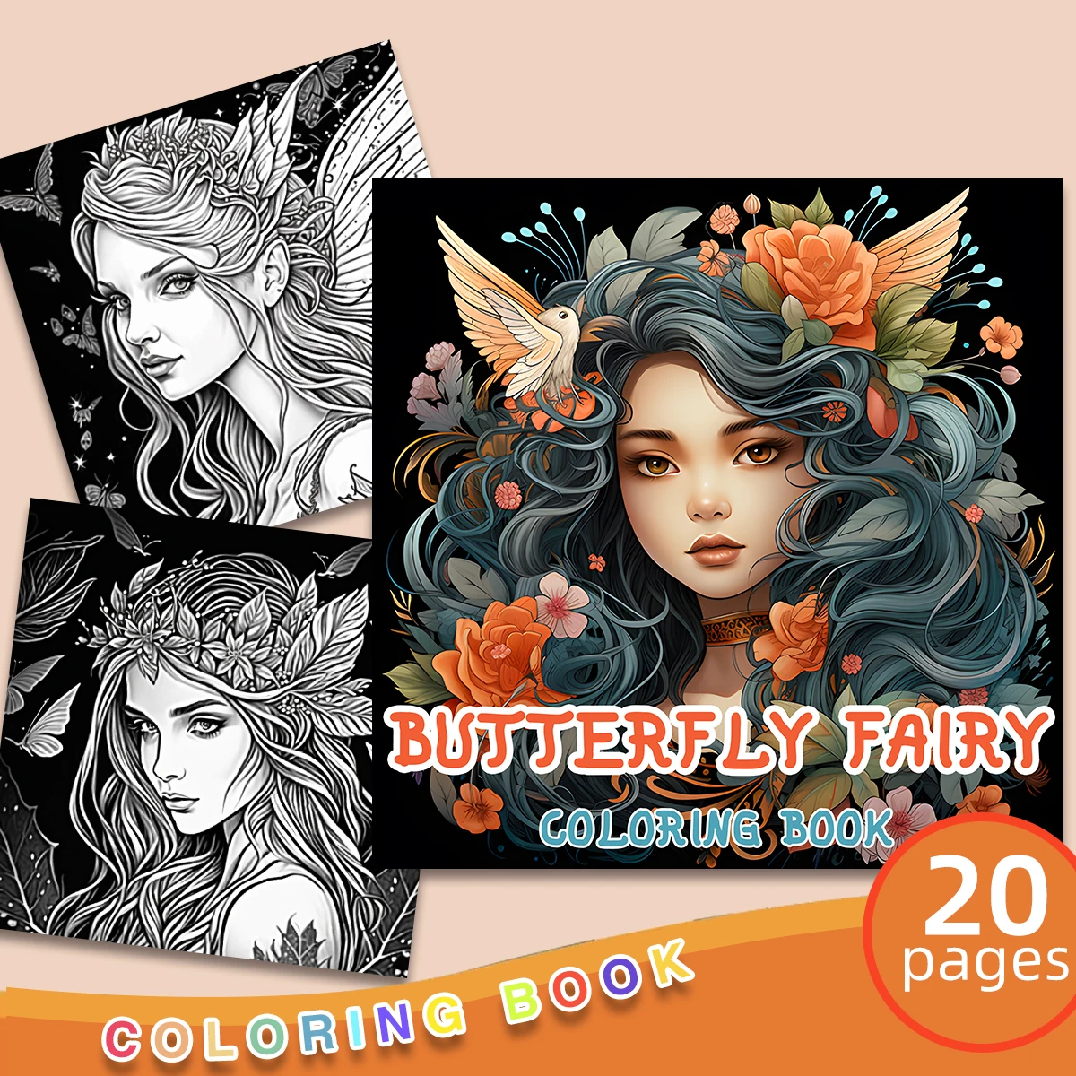 1PC Adult Coloring Book adult coloring book with Animals Landscape Flowers Patterns Mushroom And Many More For Relaxation Paperback
