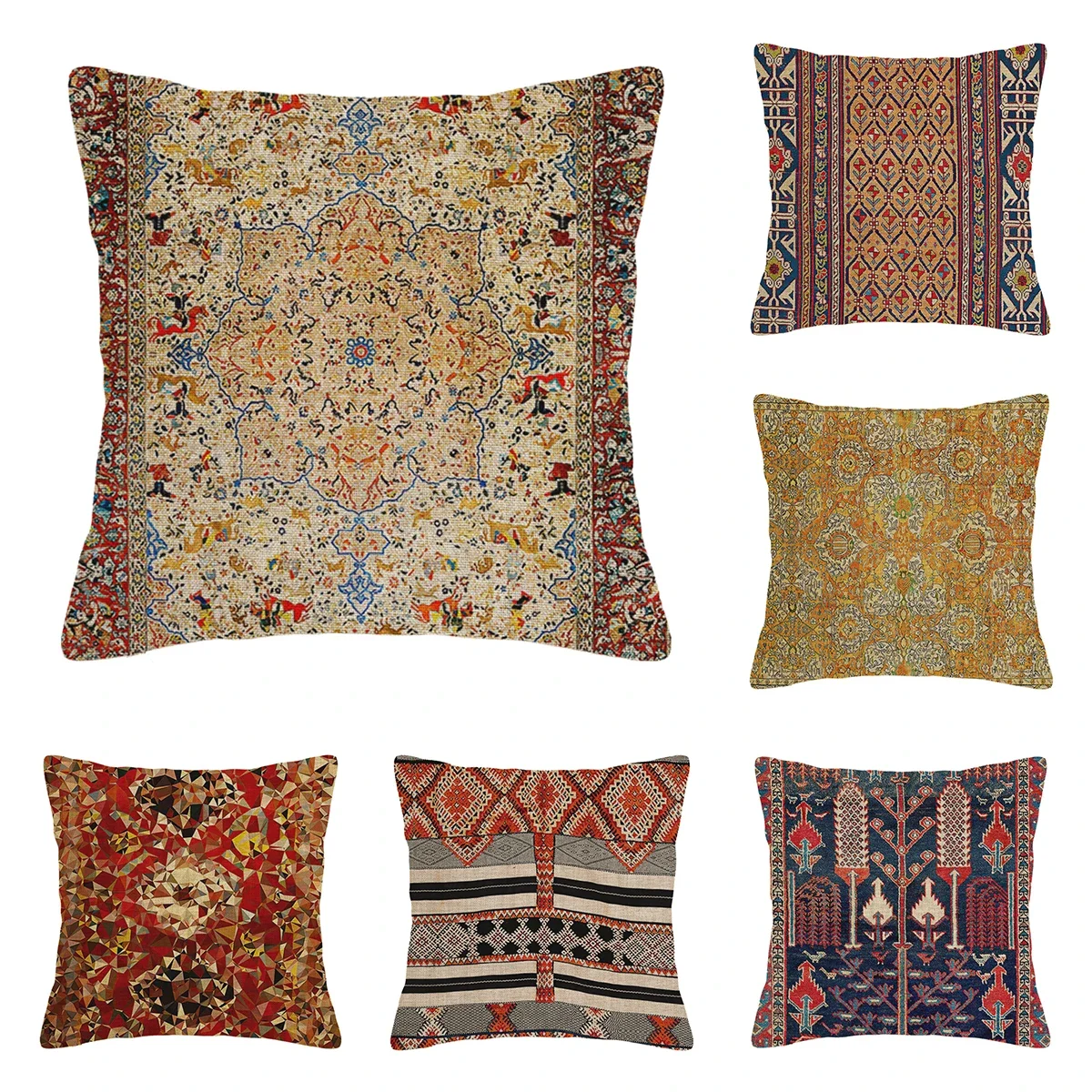 

Home living room modern decoration cushion decoration pillow cover 45*45 40x40cm 60x60cm 45x45cm Persian pattern 50x50cm boho