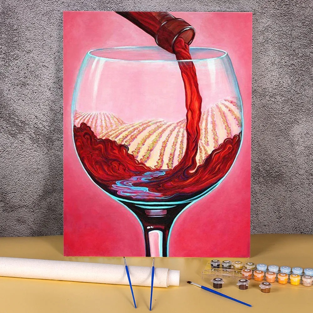 Wine Glass Painting — free download
