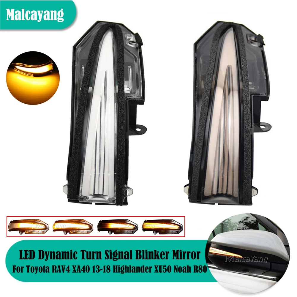 Car Accessories LED Flowing Side Rearview Mirror Dynamic Turn Signal ...