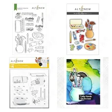 

New Artists Collection Metal Cutting Dies Stamps Stencil Scrapbook Diary Decoration Embossing Mould Diy Greeting Card Handmade