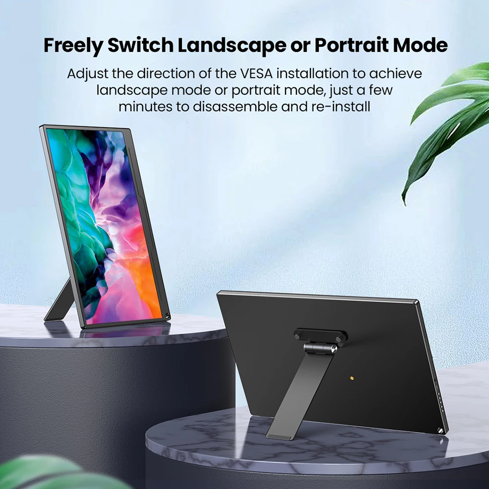 Cdisplay Monitor Stand VESA 75x75mm M3/M4 Portable Computer Screen VESA Adapter for Monitor with