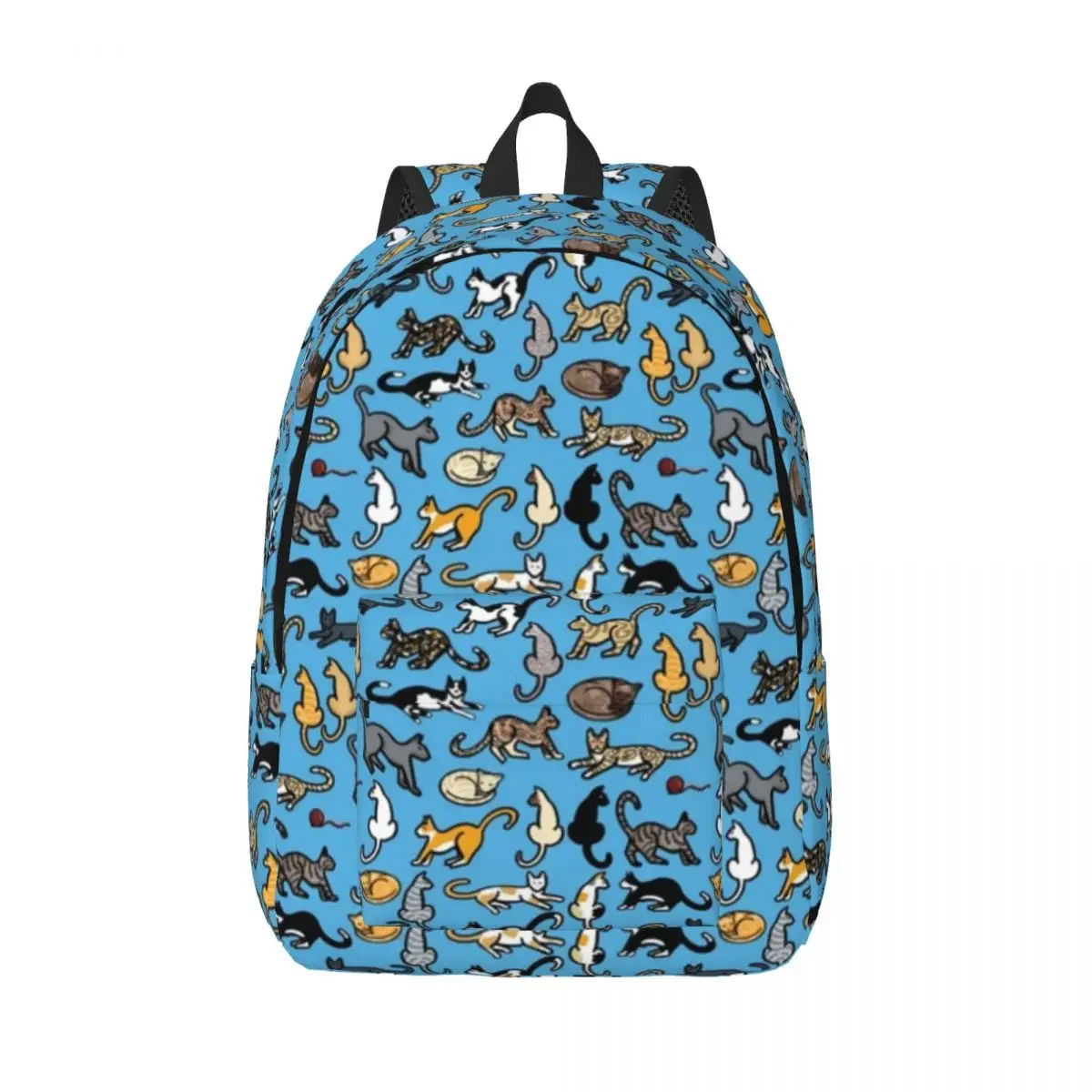 

Cat World Backpack Animal Aesthetic Backpacks Girl Travel Print High School Bags Colorful Rucksack