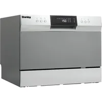 Danby DDW631SDB Countertop Dishwasher with 6 place Settings and Silverware Basket, LED Display, Energy Star 2