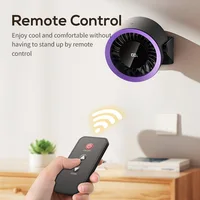 พัดลมพกพาขนาดเล็ก พัดลมตั้งโต๊ะ USB พัดลมตั้งโต๊ะ การทํางานที่เงียบสงบ 100 ความเร็วลม พัดลมตั้งพื้นแบบดิจิตอล พัดลมหมุนเวียนตั้งโต๊ะสําหรับห้องบ้าน 4