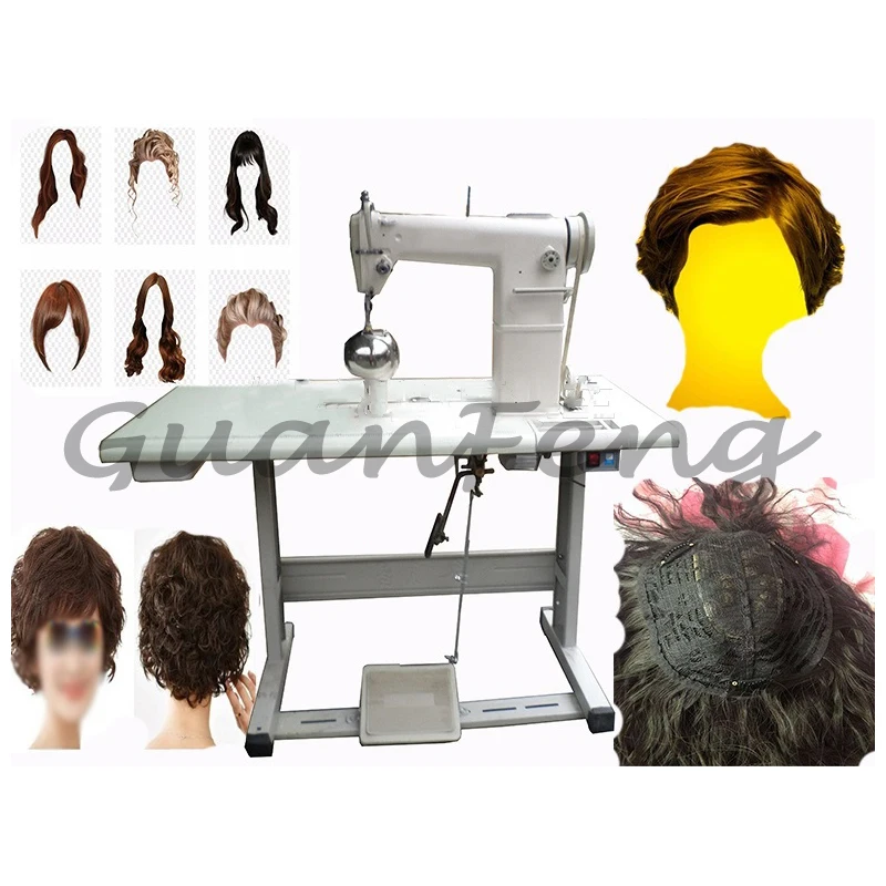Electric Desktop Wig High Head Car Sewing Machine Feeding High Column Machine Hair Processing Machinery And Equipment 2