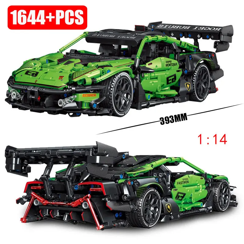 

Конструктор MOC технический зеленый Супер Скоростной Lambo, спортивная модель автомобиля, строительные блоки, знаменитая машина, сборные кирпичи, игрушки для мальчиков, подарок на день рождения