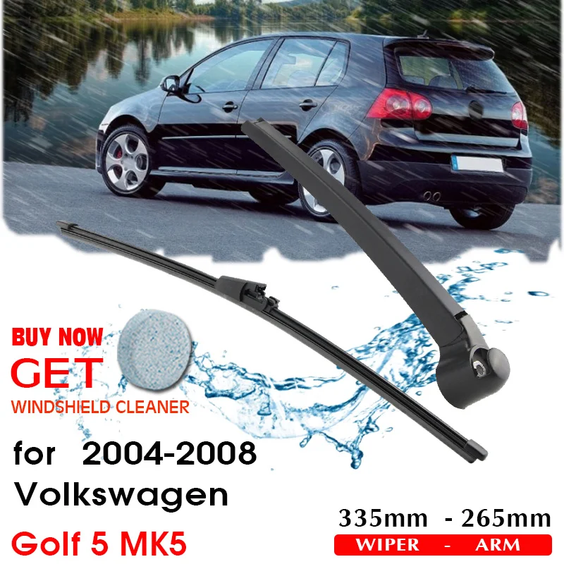 Car Wiper Blade Rear Back Window Windscreen Windshield Wiper Auto Accessories For Volkswagen VW Golf 5 Hatchback 335mm 2004-2008