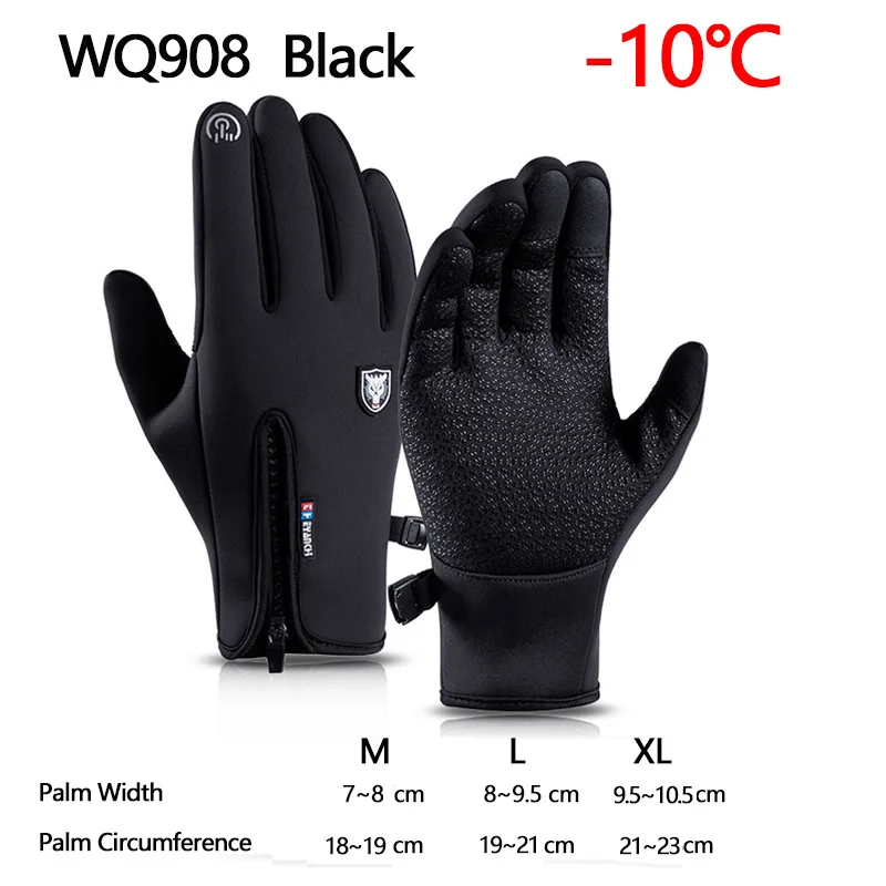Waterproof Winter Warm Skiing Gloves Touch Screen Men Women Gloves Outdoor Windproof Bike Cycling Bicycle MTB Running Gloves summer gloves for men Gloves & Mittens