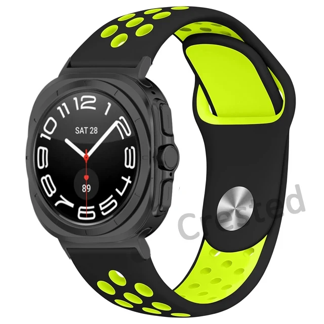 Breathable Silicone Sport Band for Smartwatch - 47mm Strap