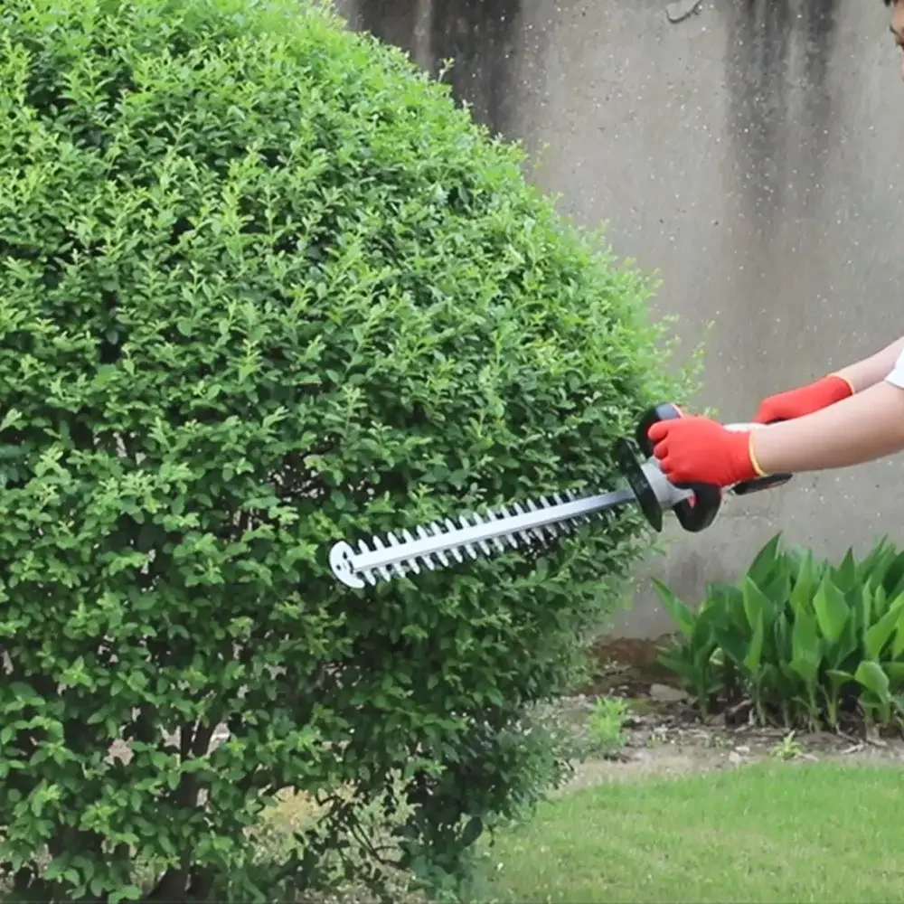 20V Battery Cordless Hedge Trimmer Machine Cutter Dual Blade Commercial Hedge Trimmers