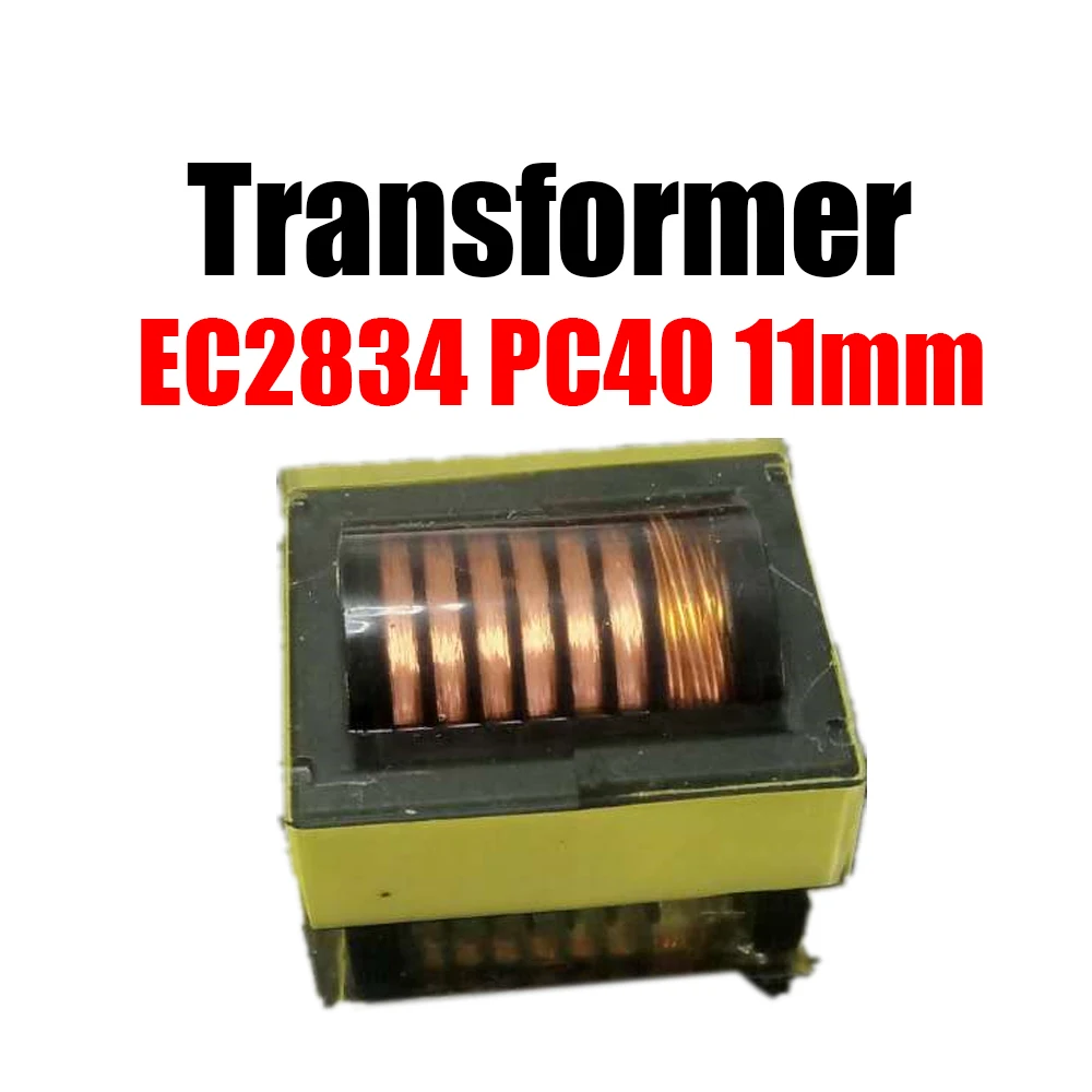 EC2834PC40 open air core package 11mm horizontal 6+1 slot resin potting transformer inverter high voltage pack