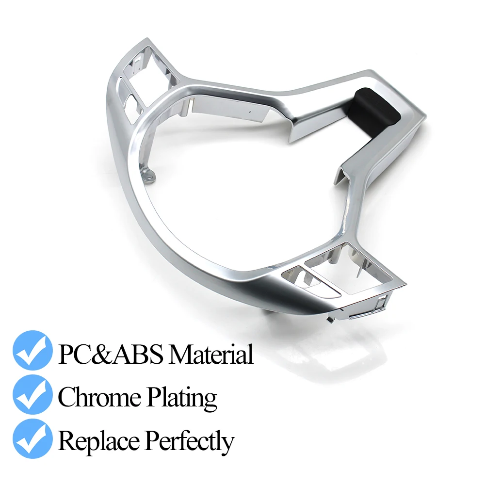 Car Steering Wheel Trim Cover Panel Outer Frame For Mercedes Benz AMG A B C E GLK Class W176 W246 W204 C204 X204 W212 W218 W177 steering wheel cover
