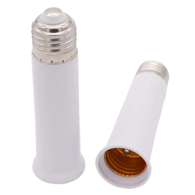 Universal E27 to E27 Lengthened Lamp Holder Tube LED Light Bulb Base Extension Lamp Head Conversion Socket 65MM 80MM 95MM 120MM