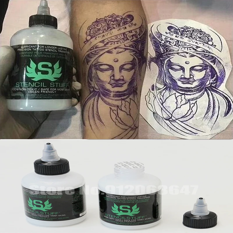 3 Sizes Professional Tattoo Stencil Magic Gel Thermal Copier Tattoo Transfer Stuff Solution Cream Ink Set