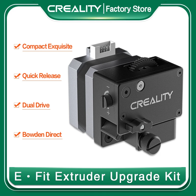 Creality Official E-Fit Extruder Upgrade Kit Dual Drive Bowden and Direct Extruder for Ender 3/Ender 3 V2/Ender 5/CR-10/20 Serie
