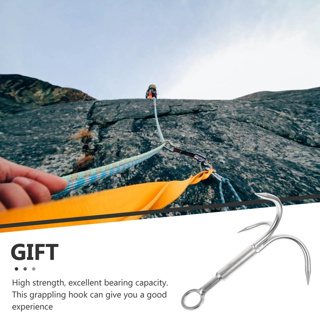 Grapple Anchor Hook Mutitool Grapnel Hook Rock Grapple Hook Climbing Claw  Hook Stainless Steel Multi- Functional Climbing Hook - AliExpress