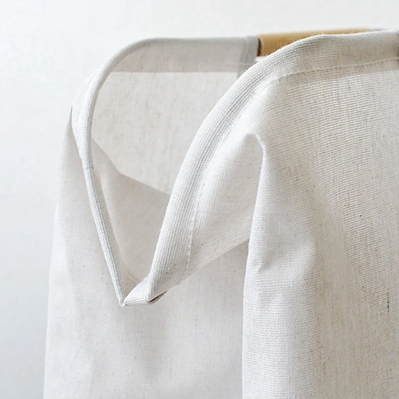 Description Picture 6 of itemWaterproof Laundry Basket Cotton Linen Dirty Clothes Baskets Organizer Foldable Sundries Storage Bag Foldabling