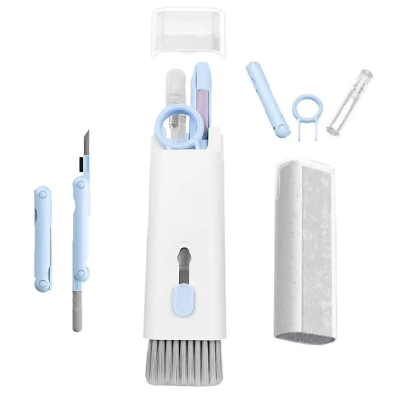 7in1 Computer Keyboard Cleaner Brush Kit Earphone Cleaning Pen For