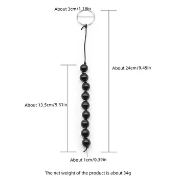 Glass Anal Beads Long Butt Plug Male Masturbation Prostate Massage Stimulate Erotic Beginners Products Sex Toys for Gay Dildos 6