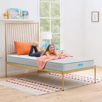 Mattress - 6 Inches, Bonnell Springs with Foam Layer, Teen or Children's Bed, Durable, Breathable Support, Boxed Mattress 1