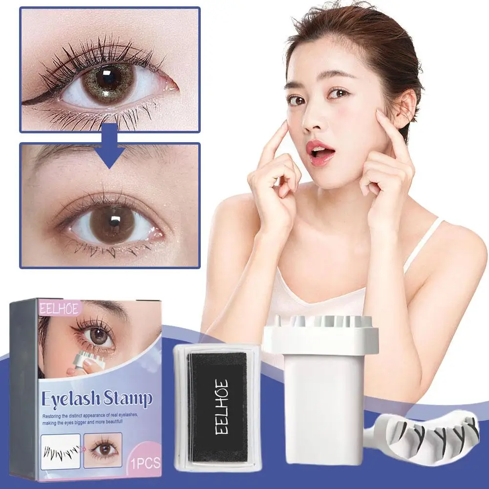 

New Eyelash Stamps Tool Eye Makeup Tool Diy Lower Lashes Extensions Natural Look for Make Up Beginner False Eyelash N5L9