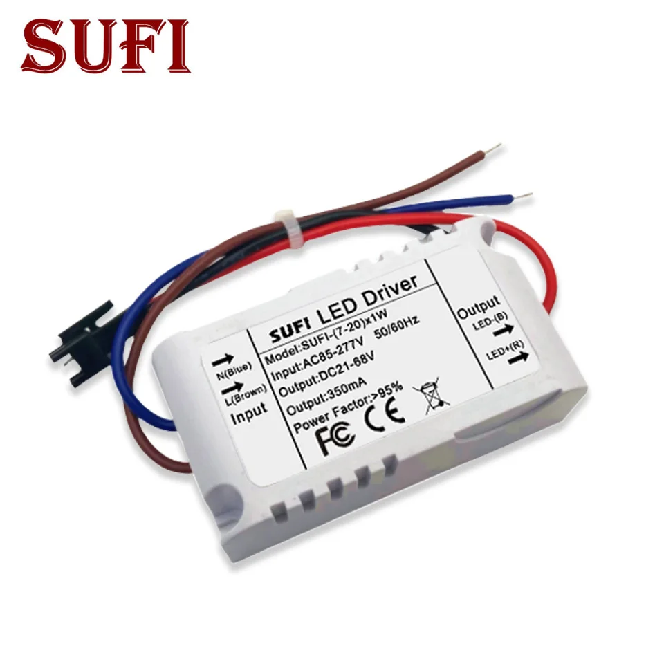 No Flicker LED Power Supply Adapter 12W 15W 18W 20W Lighting