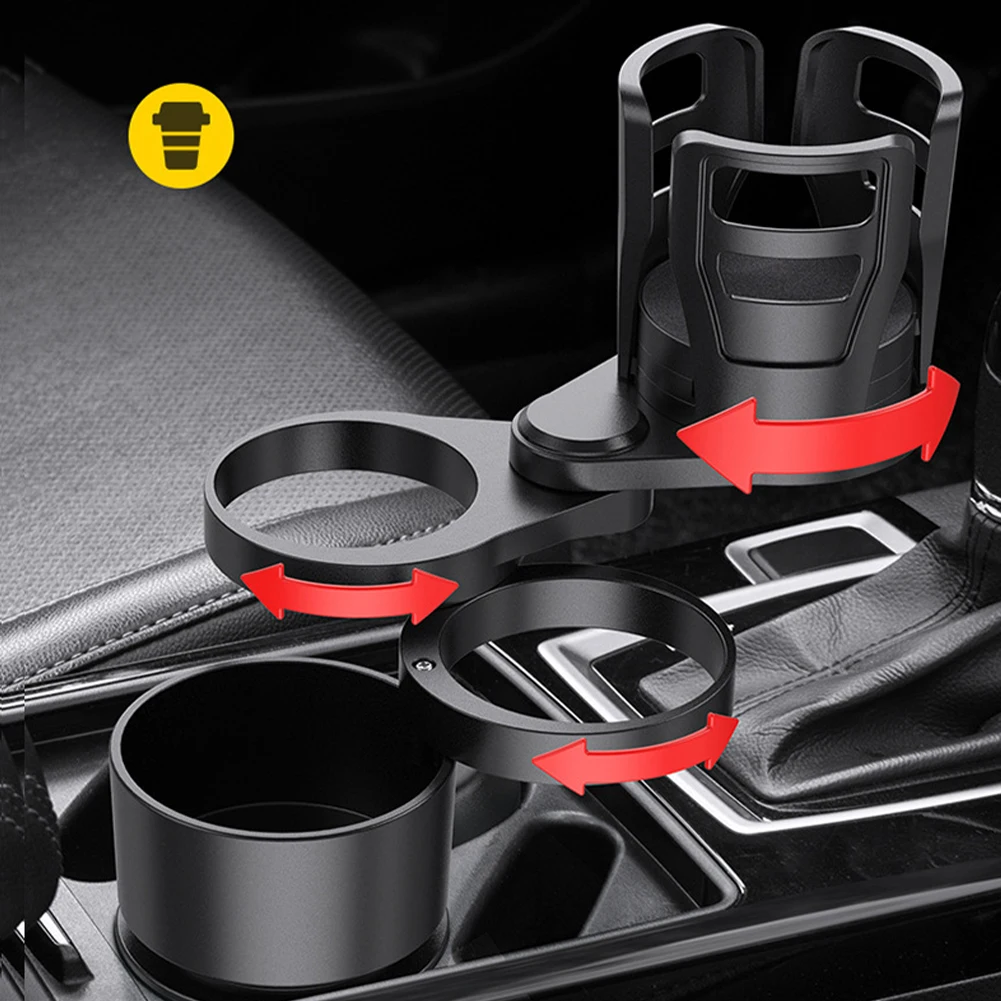 4 In 1 Multifunctional Adjustable Car Cup Holder Expander Adapter Base Tray Car Drink Cup Bottle Holder AUTO Car Stand Organizer