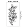 Waterproof Temporary Tattoo Sticker Magpie Peony Flower Cute Pattern Body Art Arm Fake Tattoos Sleeve Women Men Chest Waist Legs 5