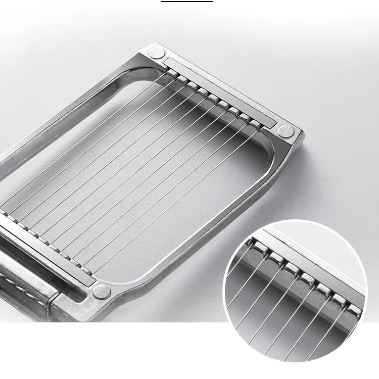 Description Picture 3 of itemHeavy duty aluminum egg slices, strawberry slices, stainless steel wire, multiple egg slices, soft fruit for hard eggs