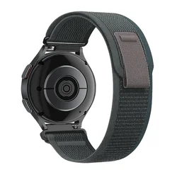 Sport Nylon Band - 22mm Trail Loop Strap Replacement Watchband Bracelet - APACHE - 46 (Blue Black)