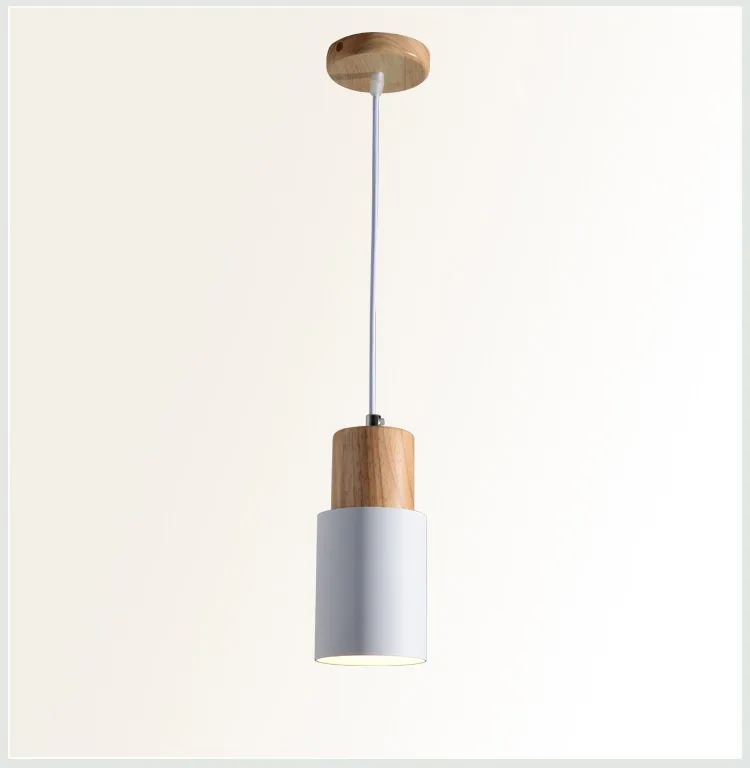 

Modern minimalist bedside chandelier coffee shop bar bedroom lighting fixtures Japanese minimalist solid wood small chandelier