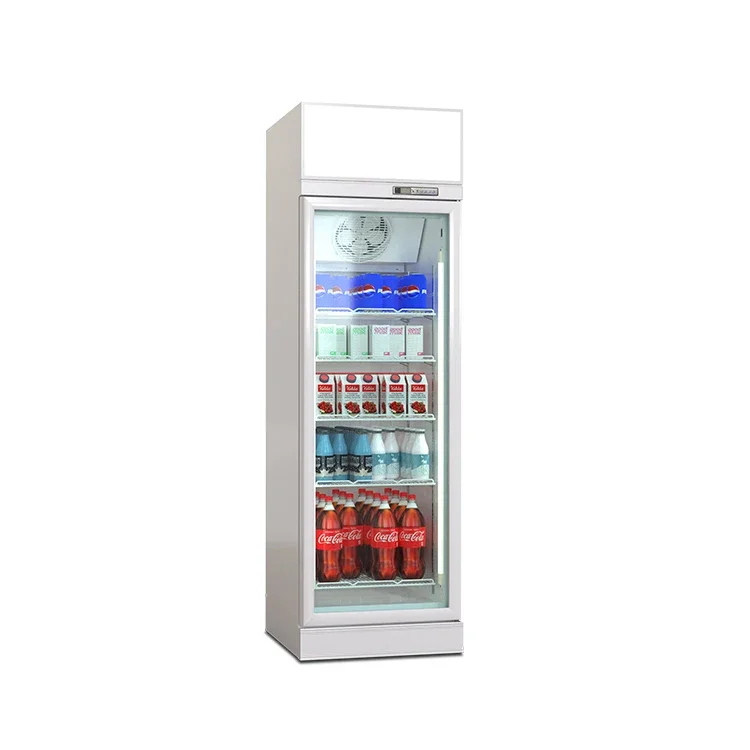 Vertical Large Capacity 4 Glass Door Display Cooler Beverage Refrigerators Fridge - Image 6