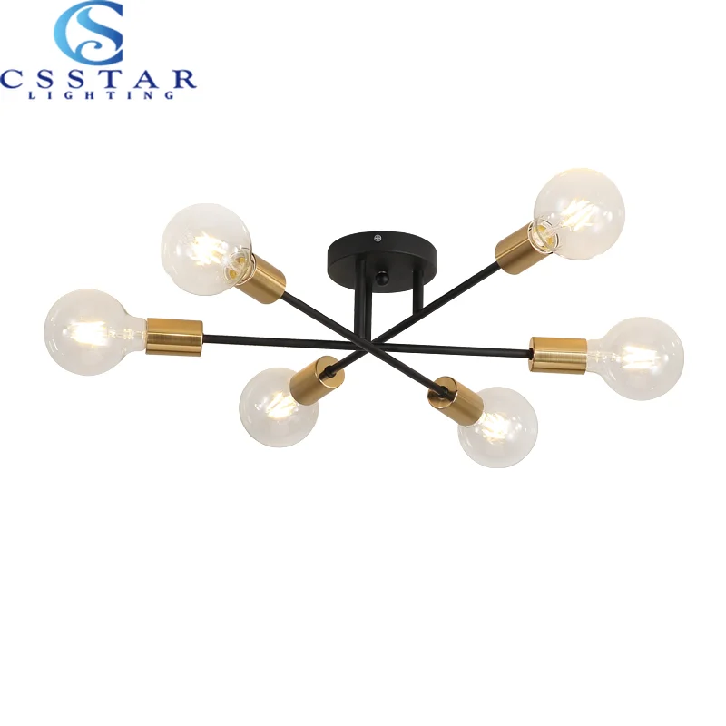 

Modern Minimalist Living Room Golden Ceiling Lamp, Romantic, Warm, Personalized Lighting, Very Suitable for Bedroom, Dining Room