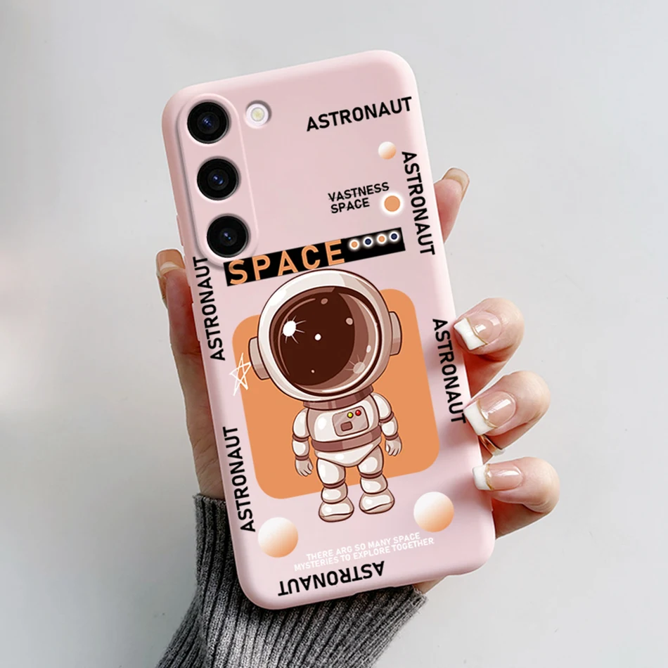 Astronaut Shockproof TPU Bumper Soft Silicone Phone Case Cover