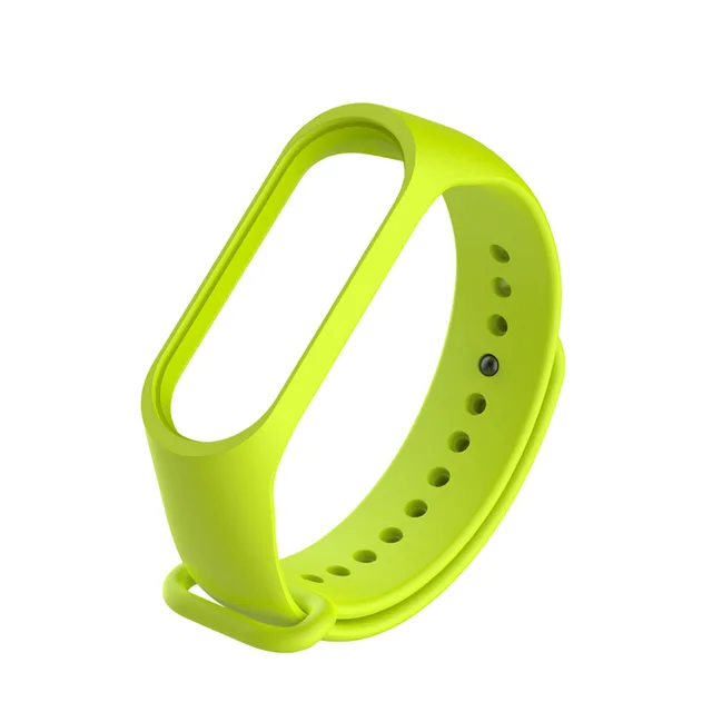 Strap for Xiaomi Mi Band 6 5 4 3 Sport Bracelet watch Silicone wrist strap For xiaomi mi band 3 4 5 bracelet Miband 4 3 5 Strap Lime