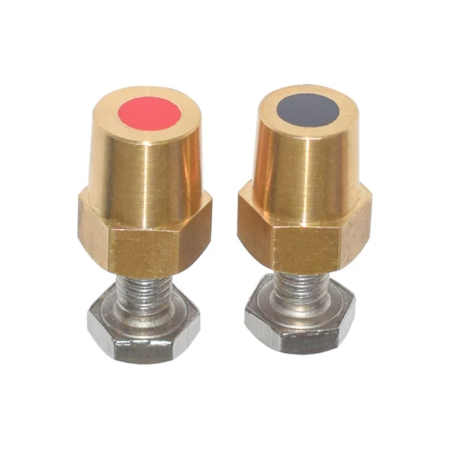 2pcs Auto Batterie Terminal Stecker Klemme M10 M6 M8 Messing Bolzen