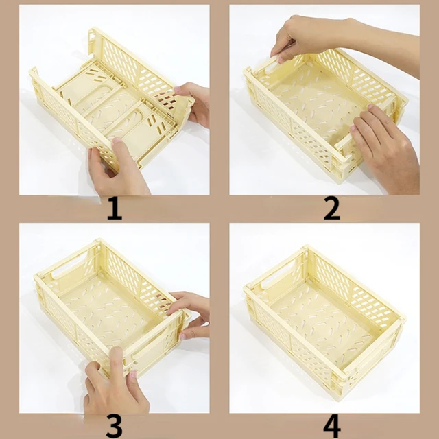 7 Színes Kis Összecsukható Tároló Kosár Kozmetikai Játékok Asztali Szervező Mini Raktárkészlet Kawaii Doboz - Image 3